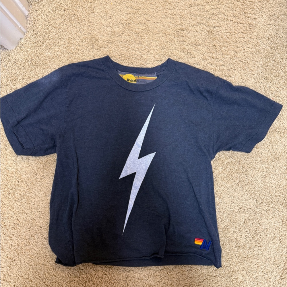 Aviator Nation Cropped Tee